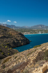 Fototapeta premium landscape view of the natural sea bay