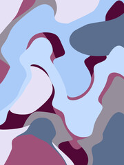 Blue abstract background design. Vector illustration for banner, poster.