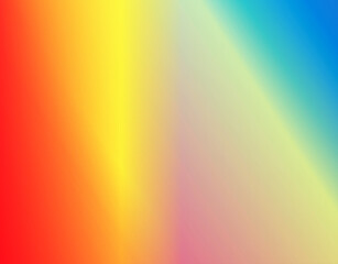 Soft curves and textured layers abstract flowing fabric-like shapes in a colorful transition from yellow to red. Calm photo collages with gradient.