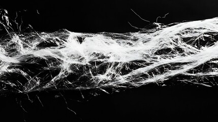 Captivating Plastic Wrap Texture on Black Background   Materialistic Abstract Design