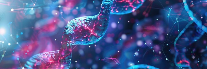 Cancer Background. Nanotechnology and Biochemistry in Abstract DNA Technology