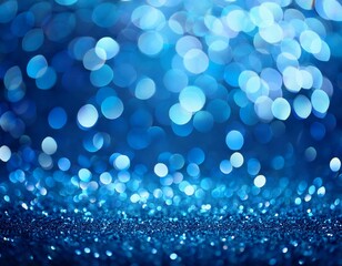 abstract blue bokeh background