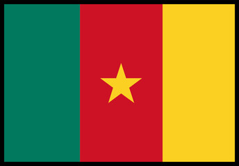 Cameroon Flag rectangle Icon