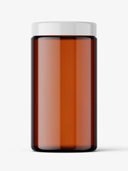 cosmetic jar bottle image for mockup