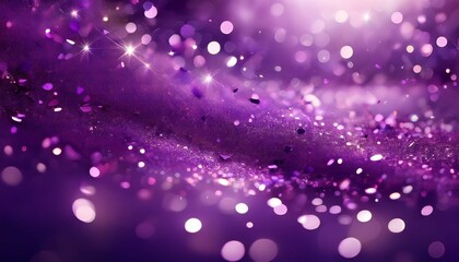 Fototapeta premium abstract purple glitter sparkle confetti background