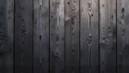 Naklejka premium Close-up of dark wooden planks showcasing rich texture and grain patterns