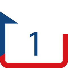 Czechia Flag On Date in Calender icon