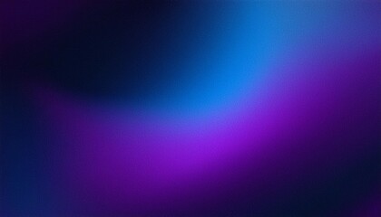 Obraz premium dark purple blue black abstract grainy background glowing vibrant color gradient shape noise texture poster header banner cover design