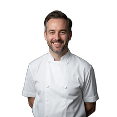 Fototapeta premium Chef's uniform isolated on white background PNG transparent