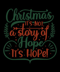 Christmas trendy typography t-shirt design