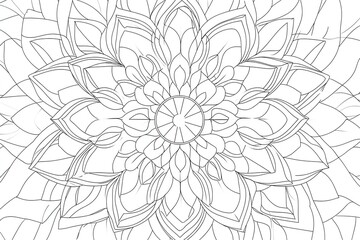 Fototapeta premium Ornamental luxury mandala pattern luxury ornamental mandala design background in gold color mandala design idea, mandala design vector, mandala sample flower Mandala for print poster, cover, brochure