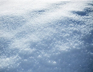 Obraz premium Texture of pure white snow close up 