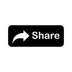 Share icon signage trendy design template.