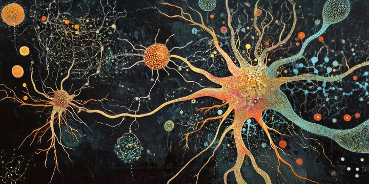 Sympathetic pathway within the autonomic nervous system showcases the intricate connections and functions of the ANS, highlighting the role of the sympathetic pathway in regulating bodily responses.