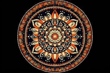 Obraz premium Ornamental luxury mandala pattern luxury ornamental mandala design background in gold color mandala design idea, mandala design vector, mandala sample flower Mandala for print poster, cover, brochure