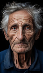 Fototapeta premium portrait of an old person