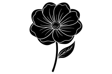 Obraz premium Elegant Buttercup Minimalist Floral Art