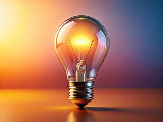 Stunning 3D Bulb Illuminating Ideas with Copy Space for Creative Projects