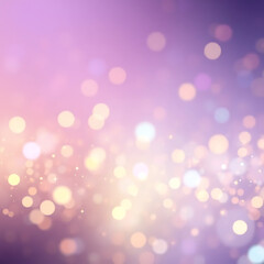 Fototapeta premium Glittering gradient background with hologram effect and magic lights. Holographic abstract fantasy backdrop with fairy sparkles, gold stars and festive blurs