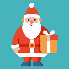 santa claus with gifts