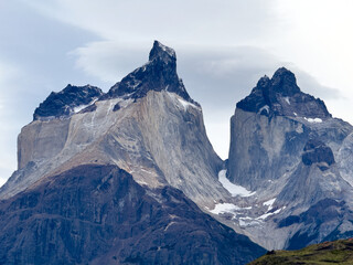 Mountain Peaks in Torres del Paine National Park, Chile