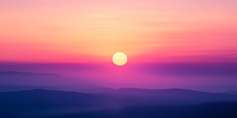 Obraz premium A stunning close up image showcasing a breathtaking sunrise, capturing the vibrant colors and serene beauty of a sunrise to evoke a sense of peace and wonder. Perfect for nature enthusiasts, this