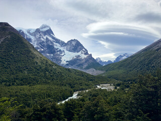 Fototapeta premium Mountain Peaks in Torres del Paine National Park, Chile