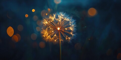 Stunning firework display featuring vibrant gold and blue colors, showcasing a beautiful single firework that adds elegance and excitement to any celebration with its dazzling visual appeal.