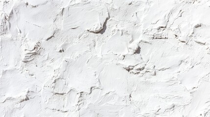 Fototapeta premium Textured white wall with rough plaster finish in sunlight