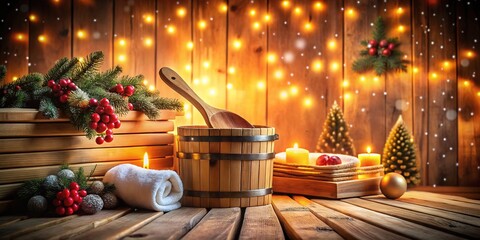 Sauna Accessories Christmas Steam Room Holiday Vibes
