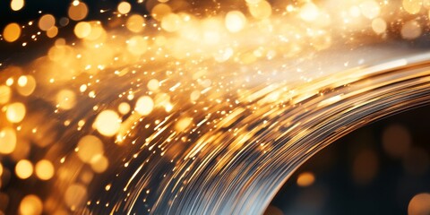 Close up of a blurred metal sawing action, showcasing the intricate details with a zoom blur effect to emphasize the motion and craftsmanship involved in metal sawing. Perfect for illustrating metal