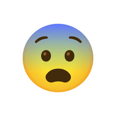 Shocked Gradient Face 
