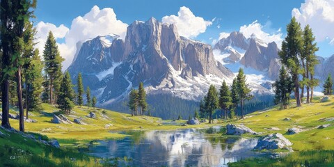 Mount Grunten rises majestically in the alpine landscape, showcasing the stunning beauty of this mountain. Experience the allure and breathtaking views of Mount Grunten in the alpine region.