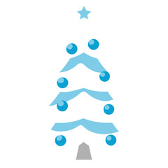 christmas tree made of paper