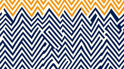 Colorful zigzag pattern with alternating lines in various colors