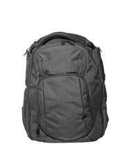 Fototapeta premium Black sports backpack isolated on white background.