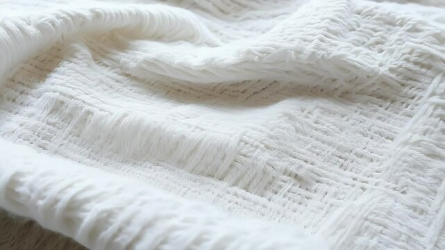 intricate fabric patterns fibers ideal luxury towel bath beach related visuals 4K background bathe bathroom care clean closeup clothes colours design dry fluffy folded home hotel hygiene laundry