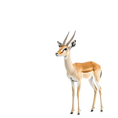 Fototapeta premium Graceful Gazelle in Serene Pose