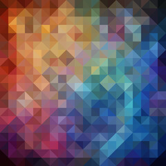 Colorful polygonal abstract background. Low poly effect. Polygon backdrop.