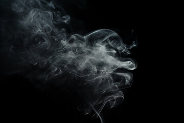 Fototapeta premium smoke black screen