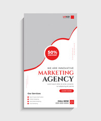 Digital Marketing Agency Facebook and Instagram story template