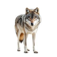 Majestic Wolf in Regal Stance