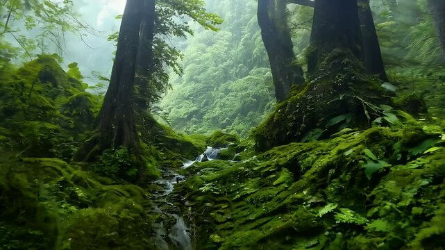 bushes Olympic National Park Washington United States 4K footage takes viewers journey art rain forest perfect nature adventure es rainforest sun tree green trail us travel landscape wood state fern