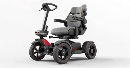 Obraz premium Electric & Motorized Wheelchair Collection, Generative Ai.