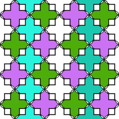 Ornamental seamless pattern damask arabesque elements texture background