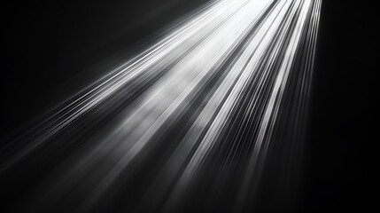 orange spotlight on stage or gods rays on black background