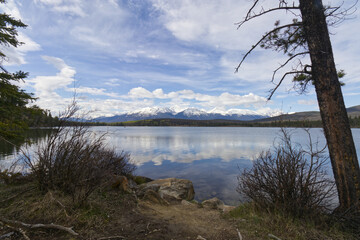 Pyramid Lake in the Spring