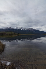 Talbot Lake on a Cloudy Spring Day