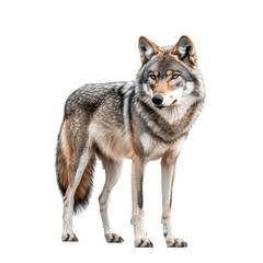 Fototapeta premium Majestic Wolf in Noble Pose