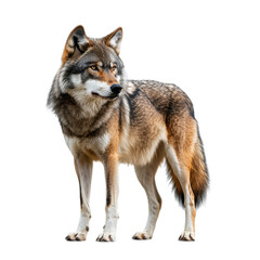 Majestic Wolf in Noble Pose